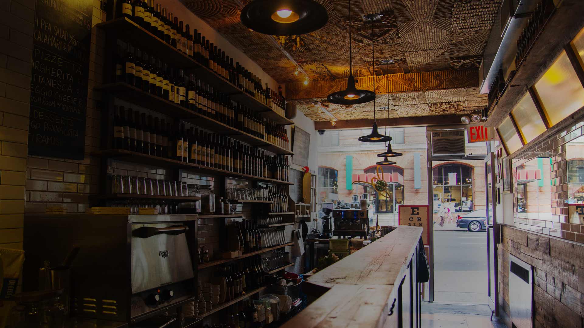 Bar B Italian standing wine bar in NYC