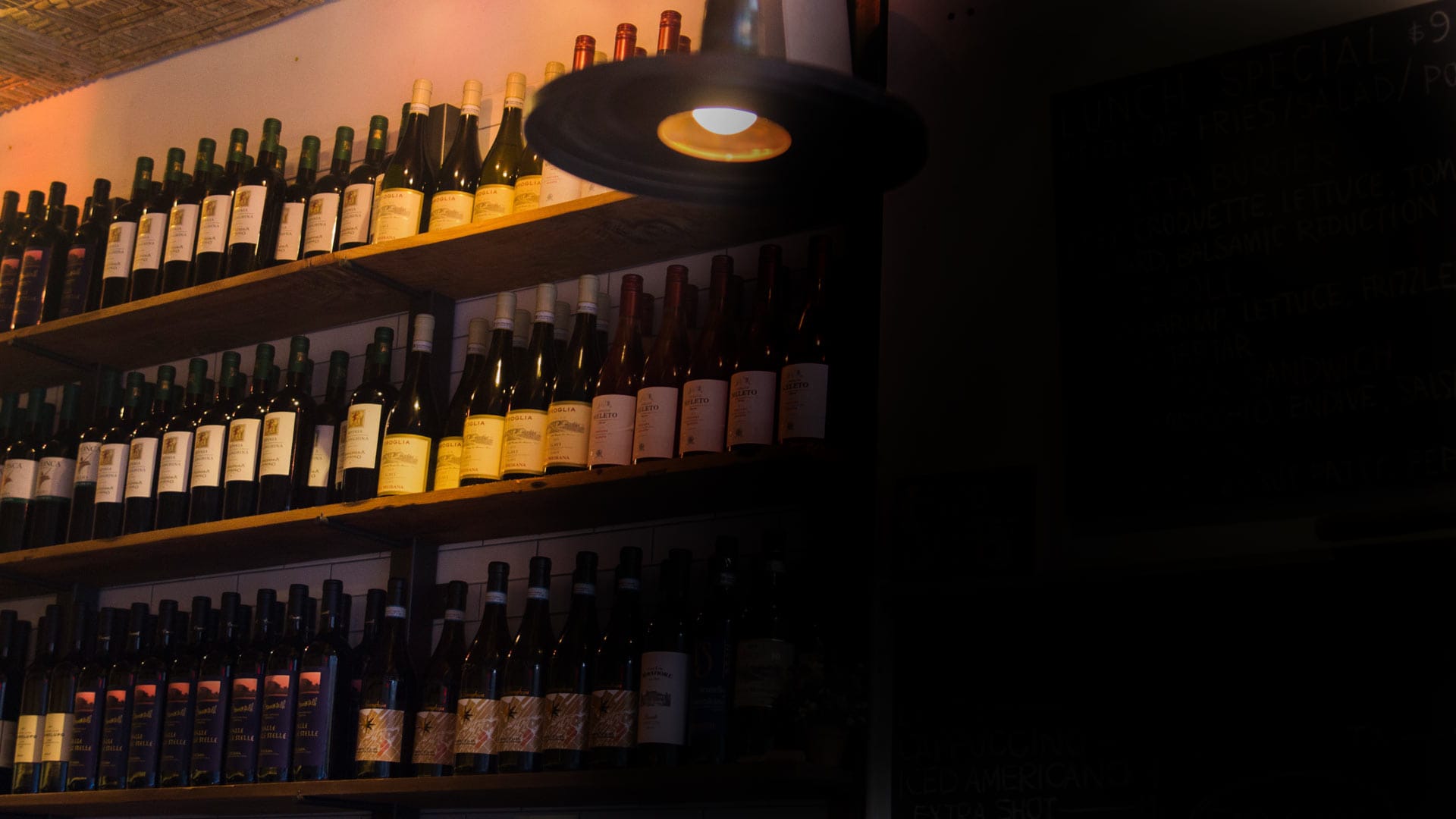 Bar B Italian standing wine bar in NYC